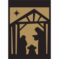 Flag Dapp Nativity Polystr Garden 13x18
