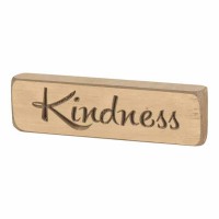 4pk -Sign tabletop Cream Kindness 6 Wood - (Pack of 4)