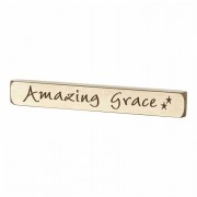 3pk -Plaque Tabletop Amazing Grace Ant.wht Wood 12 Inches - (Pack of 3) 3pk -Plaque Tabletop Amazing Grace Ant.wht Wood 12 Inches - (Pack of 3)