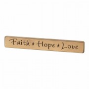 3pk -Plaque Tabletop Faith Hope Love(cpp)wood 12 Inches - (Pack of 3) 3pk -Plaque Tabletop Faith Hope Love(cpp)wood 12 Inches - (Pack of 3)