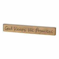 3pk -Plaque Tabletop God Keeps(cpp)wood 12 Inches - (Pack of 3)