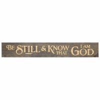 Sign Wall Black Be Still And Know 36