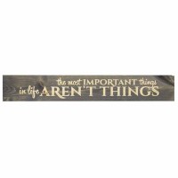 Sign Wall Black The Most Important 36 Wood