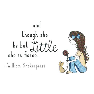 Bookmark Itty Bitty Blessings And Though She Be But Little, 24 Pk - 603799104111 - IBB-11