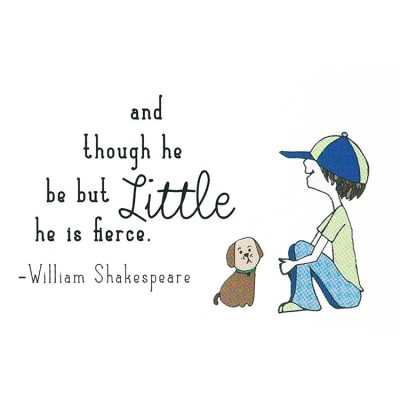 Bookmark Itty Bitty Blessings And Though He Be But Little 24 Pk - 603799104135 - IBB-12