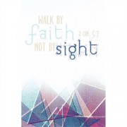 Bookmark Itty Bitty Blessings Walk By Faith 2 Corinthians 5:7, 24 Pk