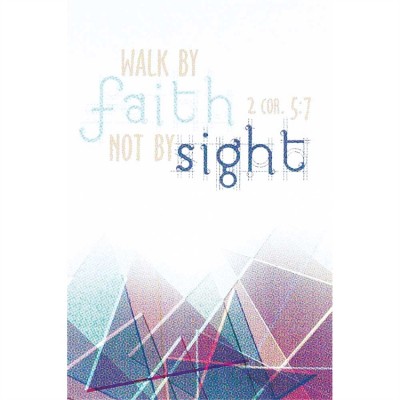 Bookmark Itty Bitty Blessings Walk By Faith 2 Corinthians 5:7, 24 Pk - 603799104173 - IBB-14
