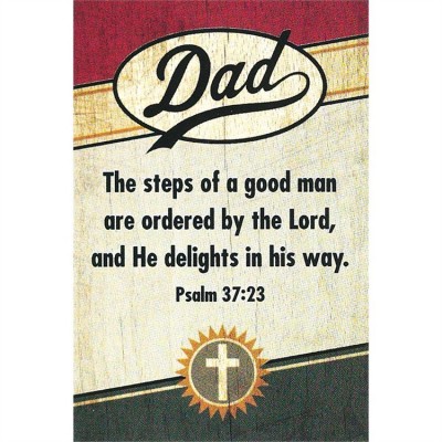 Bookmark Itty Bitty Blessings Dad The Steps Of A Good Man 24 Pk - 603799104258 - IBB-18