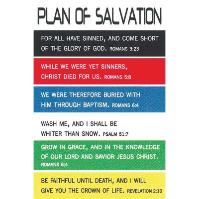 Itty Bitty Blessings Plan Of Salvation Bookmark (Pack of 24) - 603799103930 - IBB-2