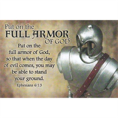 Bookmark Itty Bitty Blessings Put On Your Full Armor 24 Pk - 603799104333 - IBB-22
