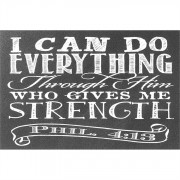 Bookmark Bitty Blessings I Can Do Everything Philippians 4:8, 24 Pk