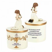 2pk -Box Keepsake Communion Jn.6:33 Resin 5 Girl - (Pack of 2) 2pk -Box Keepsake Communion Jn.6:33 Resin 5 Girl - (Pack of 2)