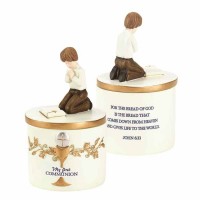 2pk -Box Keepsake Communion Jn.6:33 Resin 5 Boy - (Pack of 2) 2pk -Box Keepsake Communion Jn.6:33 Resin 5 Boy - (Pack of 2)