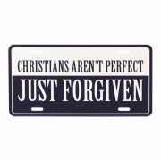 License Plate Christians Aren't Perfect  Metal
