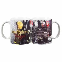 2pk -Mug Firefighter Prayer-when I Put On My - (Pack of 2)