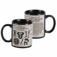 2pk -Mug Armor Of God Crmic 11 Oz Blk - (Pack of 2)