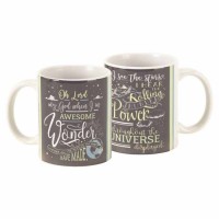 Mug O Lord My God Wht Crmic 11oz
