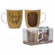 Mug Pastor Pastor's Wife May God Daily - (Pack of 2)