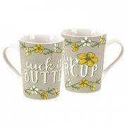 Mug Suck It Up Buttercup Stoneware