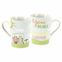 Mug Happy Camper Stoneware