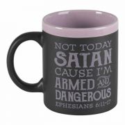 Mug Not Today Satan Eph.6:10-17 Crmic 11 - (Pack of 2)