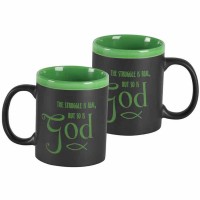 2pk -Mug-struggle Is Real Stoneware 11 Oz - (Pack of 2)