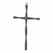 Cross Wall Brn  Metal 9 Inches X1.125 Inches X16.375 Inches