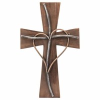 Cross Wall Espres/sil/cpr Wd/ Metal 11x17.75 Cross Wall Espres/sil/cpr Wd/ Metal 11x17.75