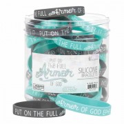24pk -Bracelet Silicone Put On Full Armor 7/16 24/tub - (Pack of 24))