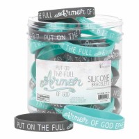 24pk -Bracelet Silicone Put On Full Armor 7/16 24/tub - (Pack of 24))