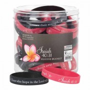24pk -Bracelet Silicone Those Who Hope 7/16 24/tub - (Pack of 24))