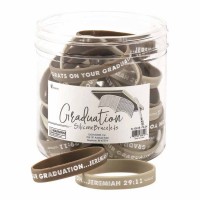 24pk -Bracelet Silicone Graduation 2 Assorted 7/16 Inches - (Pack of 24)) 24pk -Bracelet Silicone Graduation 2 Assorted 7/16 Inches - (Pack of 24))