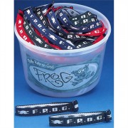 144pk -Bracelet F.r.o.g. Woven Fab. 5 Colors 144/tub - (Pack of 144) 144pk -Bracelet F.r.o.g. Woven Fab. 5 Colors 144/tub - (Pack of 144)