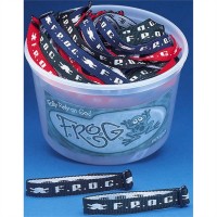 144pk -Bracelet F.r.o.g. Woven Fab. 5 Colors 144/tub - (Pack of 144) 144pk -Bracelet F.r.o.g. Woven Fab. 5 Colors 144/tub - (Pack of 144)