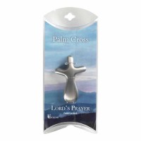 4pk -Tabletop Cross Prayer The Lord's Prayer Pwtr 2.5 Inches - (Pack of 4)