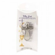 4pk -Cross Pray Palm Communion Zinc - (Pack of 4)