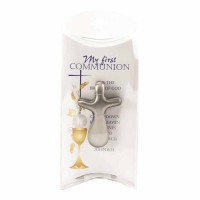 4pk -Cross Pray Palm Communion Zinc - (Pack of 4)
