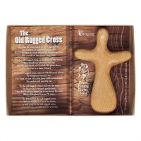 Tabletop Cross Palm Old Rugged Tabletop Cross Wood 4.75x3.5