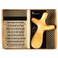 Tabletop Cross Palm I Said A Prayer For You Wood
