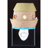2pk -Nite Light Noah's Ark Two By Two Resin 5 Inches - (Pack of 2)