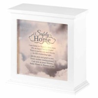 Light Box Safely Home White Mdf 8x8