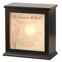 Light Box Reunion Heart Mdf Blk 8x8