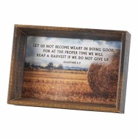 2pk -Photo Frame Tabletop Let Us Not Gal6:9 Mdf4x6(h) - (Pack of 2)