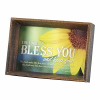 2pk -Photo Frame Tabletop Lord Bless Num6:24-26 Mdf - (Pack of 2)