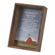 Photo Frame Tabletop Farmers Prayer Mdf V4x6