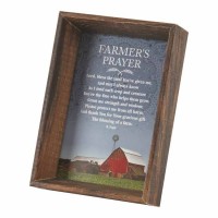 Photo Frame Tabletop Farmers Prayer Mdf V4x6