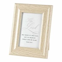 2pk -Photo Frame Tabletop The Lord Phil 118:24 4x6 - (Pack of 2)