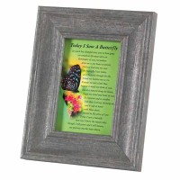 2pk -Pho Frm Tabletop Today I..butterfly 4x6 Dkgr - (Pack of 2) 2pk -Pho Frm Tabletop Today I..butterfly 4x6 Dkgr - (Pack of 2)