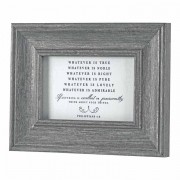 2pk -Photo Frame Tabletop Whatever Phil 4:8 4x6 - (Pack of 2) 2pk -Photo Frame Tabletop Whatever Phil 4:8 4x6 - (Pack of 2)