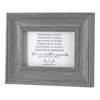 2pk -Photo Frame Tabletop Whatever Phil 4:8 4x6 - (Pack of 2)